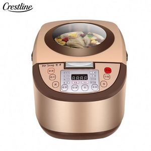 Cuociriso Elettrico Multifunzione di Lusso Portatile con Alloggiamento Dorato e Funzione Slow Cooker - Product Image 2