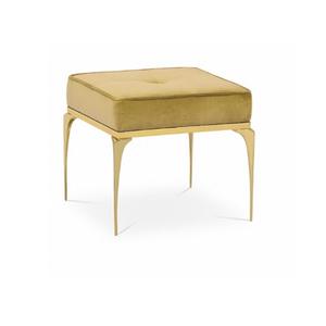 Taburetes Modernos y Duraderos con Estructura de Acero, Tapicería de Lino, Asientos Cómodos, Reposapiés para Sala de Estar, Apartamento, Escuela - Product Image 1