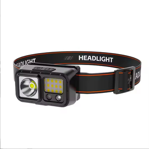 New High-intensity Dual-source LED Headlight Hand-waving Sensor Multi-functional USB Charging Head-mounted <b>Work</b> <b>Light</b> - Product Image 1