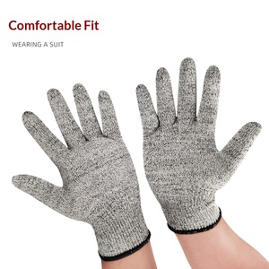 Factory Wholesale CE EN388 HPPE <strong>Garden</strong> Worker Cut Resistant Level 5 Food Grade Safety Work <strong>Gloves</strong> - Product Image 4