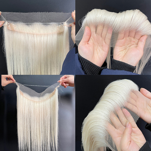 Meilleures ventes : Topper capillaire invisible en cheveux humains européens de luxe, casher juif, pour femmes, avec effet de ligne de cheveux naturelle, pour revendeurs - Product Image 4