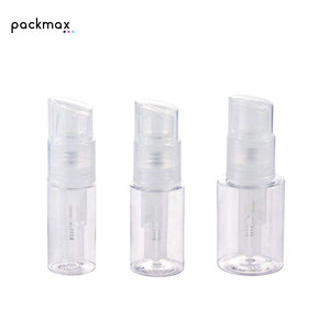 Bestselling 60ml transparent <b>plastic</b> dry shampoo spray <b>bottle</b>, <b>empty</b> hair fiber powder <b>bottle</b> with spray - Product Image 5