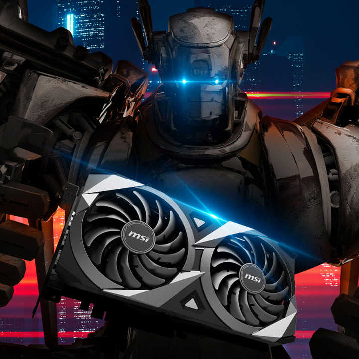 MSI AMD Radeon RX 6600 XT MECH 8G OC使用済みゲーミンググラフィック  