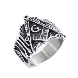 Мужское кольцо в европейском и американском стиле ретро - Product Image 5