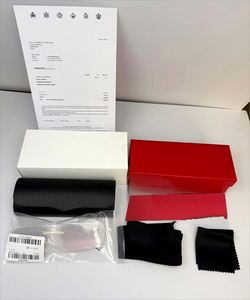 Gafas de Sol de Diseño Unisex de Marca Famosa con Montura Cuadrada sin Aro y Corte de Diamante, Protección UV400, Caja y Recibos - Product Image 1