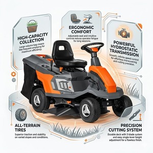 Cortacésped de Gasolina de Giro Cero de Venta Caliente, ¡Compre Ahora! Tractor Cortacésped a Gasolina para Uso Agrícola en Grandes Áreas - Product Image 1