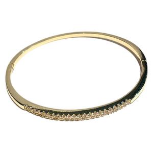 Geometric <b>Copper</b> Alloy <b>Bracelet</b> Gold Silver Micro Insert Women's Jewelry Gift - Product Image 5