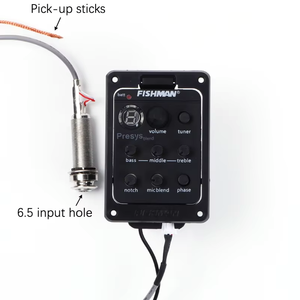 Fishman Presy Pha Trộn 301 Âm Pickup Preamp Piezo Mic Năm Ban Nhạc EQ Tuner Chất Lượng Cao Nhà Máy Trực Tiếp Bán Buôn - Product Image 4