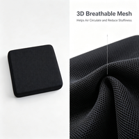Coussin de siège en mousse à mémoire de forme 18 x 16 x 3 pouces avec housse lavable, support ergonomique pour soulager la douleur et le confort quotidien