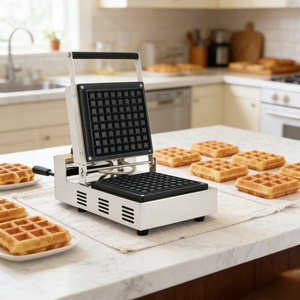 Rotating Electric Waffle Maker Commercial Double Layer Waffle Maker <strong>Machine</strong> for Hotel Buffet Breakfast - Product Image 1