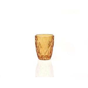 Juego de 6 vasos de vidrio ámbar Loira de 250 ml para beber agua o cócteles - Product Image 1