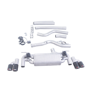 Convient pour BMW 420i 425i <span class=keywords><strong>430i</strong></span> 2.0T F32 <span class=keywords><strong>F33</strong></span> F36 2015, échappement performant en acier inoxydable avec valve électronique et embout arrière MP. - Product Image 2