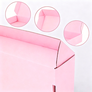Caja de Envío Cuadrada <span class=keywords><strong>Rosa</strong></span> Personalizada para Cosméticos, Ropa y Regalos, Empaquetado al por Mayor por KAKA - Product Image 2