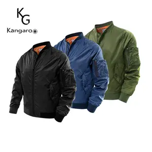 Chaqueta de vuelo Vintage para hombre MA1 personalizada, precio de fábrica