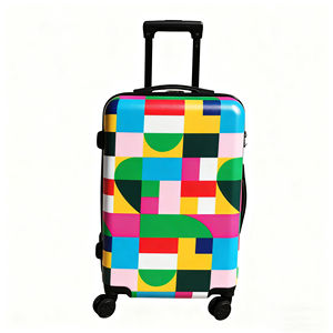 Nouveau logo d'impression Uv Design personnalisé Étui de voyage Impression Bagage à main <span class=keywords><strong>Valise</strong></span> Motif de fleurs Trolley Case - Product Image 1