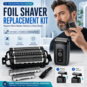 Premium Electric Shaving Replacement Foil and Cutter System Universal <b>Razor</b> Parts for Daily Grooming Accessories - Product Image 1
