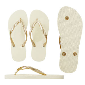 Tongs de plage en caoutchouc plates colorées personnalisées avec logo souvenir 2025 pour femmes, tongs de voyage, tongs pour invités de mariage - Product Image 3