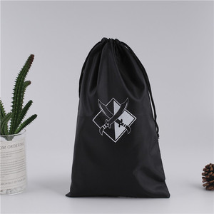 Wholesale Hemp Drawstring <b>Bag</b>, Promotional Draw <b>String</b> <b>Bag</b> Black Polyester Drawstring Gift Pouch - Product Image 3