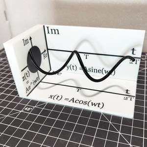 Modelo Impreso en 3D <span class=keywords><strong>de</strong></span> Espiral <span class=keywords><strong>de</strong></span> Euler para Demostración <span class=keywords><strong>de</strong></span> <span class=keywords><strong>Ondas</strong></span> Complejas, Señales Matemáticas y Enseñanza <span class=keywords><strong>de</strong></span> Ciencias - Product Image 5