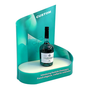 Exhibidor de Vino LED Personalizado de Alta Calidad, Exhibidor de Vino Acrílico de Una Sola Botella, Exhibidor de Botellas Iluminado con LED - Product Image 3