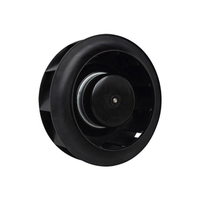 Ventilateur centrifuge à pales courbées en arrière EC-DC sans balais 220x71mm, pales en plastique, contrôle de vitesse PWM, protection IP44, roulement à billes pour montage mural