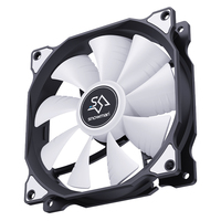 Ventilateur SNOWMAN AF120 Noir - Sans Lumière 12025 1000 tr/min Roulement Hydraulique Coussinet Anti-Vibration EVA Molex 4 Broches en Chaîne pour Refroidissement PC