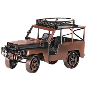 Modèle de moto et de voiture rétro nostalgique fait main, décoration de bureau à domicile, ornements pour cave à vin et bibliothèque, cadeau quotidien, Mainland TY-MX Retr - Product Image 2