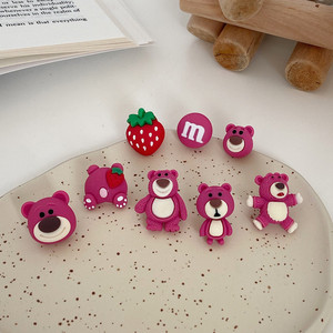 Lot de Boucles d'Oreilles Mignonnes en Résine en Forme de Fraise de Dessin Animé pour Femmes, Filles et Enfants, <span class=keywords><strong>Bijoux</strong></span> Quotidiens, Cadeaux - Product Image 2