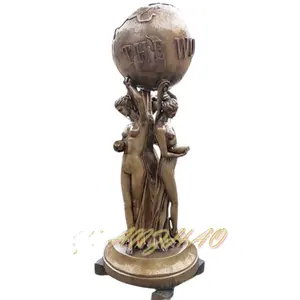 Famous Modern Art Large Size Metal Craft the World is Yours Cast Bronze Statue Outdoor Bronze Sculpture