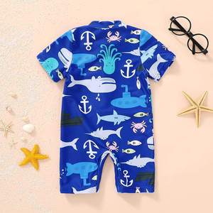 <span class=keywords><strong>Maillot</strong></span> <span class=keywords><strong>de</strong></span> <span class=keywords><strong>bain</strong></span> une pièce garçon imprimé requin dinosaure Rash Guard Zipper <span class=keywords><strong>maillot</strong></span> <span class=keywords><strong>de</strong></span> <span class=keywords><strong>bain</strong></span> confortable à haute élasticité <span class=keywords><strong>combinaison</strong></span> <span class=keywords><strong>de</strong></span> surf pour enfants - Product Image 3
