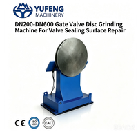 Machine de rectification de disques de vannes DN200-DN600 pour la réparation et le rodage des surfaces d'étanchéité avec certification CE ISO