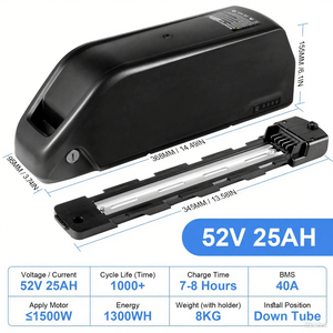 Envío Gratis a Alemania, Batería <span class=keywords><strong>Jumbo</strong></span> Shark 21700 de 48v 52V 25ah para Bicicleta Eléctrica, con BMS de 50A para Bicicletas Eléctricas de 750W 1000W 1500W - Product Image 3