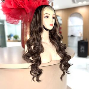 Perruque de Cheveux Naturels Vietnamiens de Qualité Supérieure 100% Cheveux Humains, Perruque Frontale en Dentelle, Cheveux Ondulés - Product Image 4