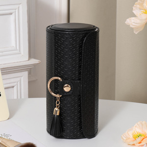 Wholesale Custom <b>Small</b> Artificial Softness Rectangle Leather Pouch Jewelry Case Travel Accessory Storage <b>Box</b> Cosmetic <b>Box</b> Modern - Product Image 2
