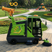 Balayeuse de rue automatique pour les parkings et les campus scolaires, équipement de nettoyage routier électrique