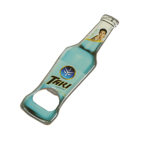 Ouvre-bouteille magnétique de bière de barre de sublimation en métal personnalisé en gros