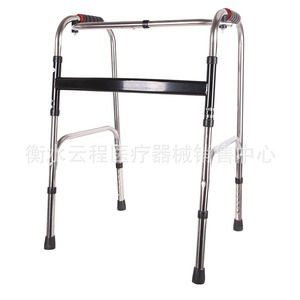 Andador y Rollator Plegable de Acero Inoxidable de Cuatro Patas para Ancianos y Niños Pequeños, Suministro de Fábrica - Product Image 1