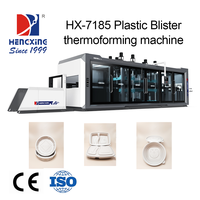 Machine de formage sous vide entièrement automatique HENGXING HX-7185 blister 850x710mm composants à noyau élevé-pompe PET PP PE PS PVC ABS