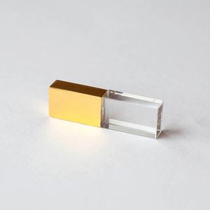 Pendrive USB de Cristal con Luz LED y Grabado Láser Personalizado, Unidades de 1GB, 2GB, 4GB, 8GB, 16GB, 32GB, 64GB, 128GB, 256GB - Product Image 3