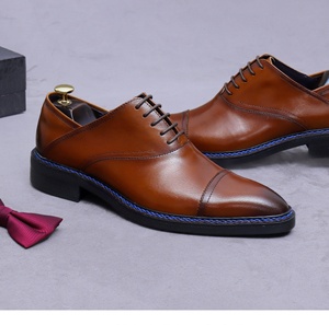 Chaussures en cuir imperméables de qualité professionnelle, confortables, antidérapantes, respirantes, décontractées, pour le bureau, pour la carrière, pour hommes, toutes saisons - Product Image 6