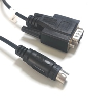 DB9 zu MD6 Männliches Anschlusskabel D-Sub Serieller Anschluss Mini-DIN Dedizierte Verbindung RS232 Kupferleiter PVC für Industriesteuerung