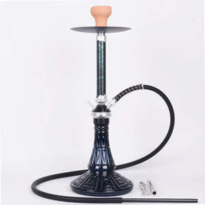 Kit de fumar hookah al por mayor de aluminio ecológico y duradero de 62 cm, hookah portátil de alta calidad - Product Image 3