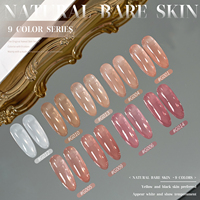 XEIJAYI Vernis à Ongles Gel UV Personnalisé 15ml Série Nude Semi-Transparente Designer Français Non Toxique Longue Durée en Bouteille pour DIY