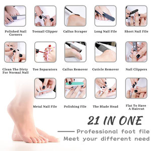 Stainless Steel Pedicure Set Customizable Manicure <b>Nail</b> Care Grooming <b>Kit</b> for Salon Spa and Home Use - Product Image 3