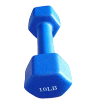 Haltères hexagonaux en fonte avec logo personnalisé, légers et durables, 0,5-10 kg, revêtement PVC coloré, pour la remise en forme féminine, utilisation à domicile ou en salle de sport