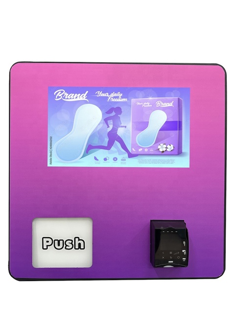 Wholesale 24H Small  Wall-Mounted Vending Machine Automatic Vending Machine for Sanitary Pad