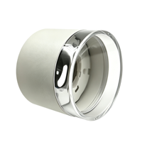 Spot encastré LED GX53 moderne anti-éblouissement réglable en aluminium pour maison et bureau, lampe de plafond IP44 à commande tactile