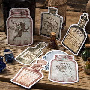 ขวดดับเพลิงรถบรรทุกขนาดเล็ก40ชิ้น/แพ็คหมายเหตุขวดบรรจุกล่องวัสดุบัญชีมือตกแต่งข้อความ6รุ่น - Product Image 4