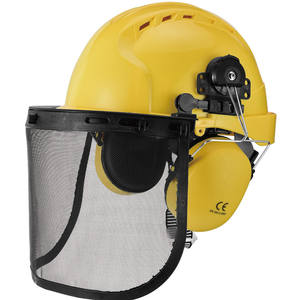 قبعات عالية الجودة مع واقي شبكي وأغطية أذن بإلغاء الضوضاء ، قبعة صلبة للبناء الصناعي - Product Image 6