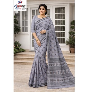 Classic Silk Saree Women Traditional Indian Ethnic Party Wear Wedding Diwali Function Designer Style Quick Dry Regular Fit All - Product Image 2